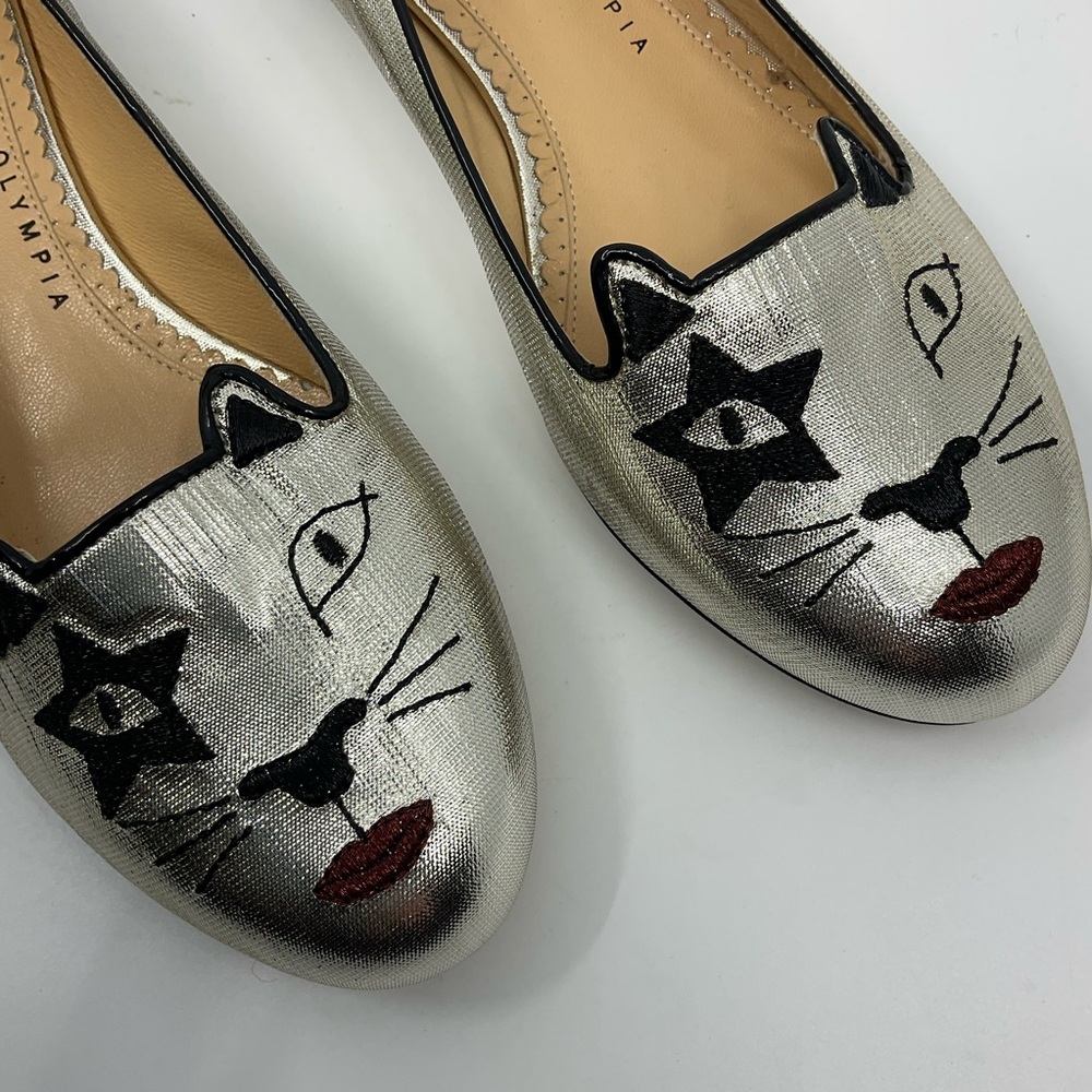 Charlotte Olympia x KISS Kiss Kitty Unplugged Flats - Picture 3 of 13
